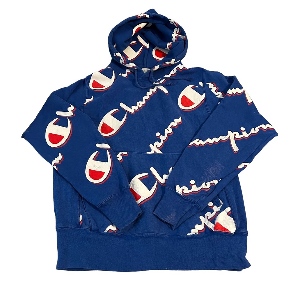 Champion Reverse Weave Sz Small Hoodie All Over Print Hoodie
